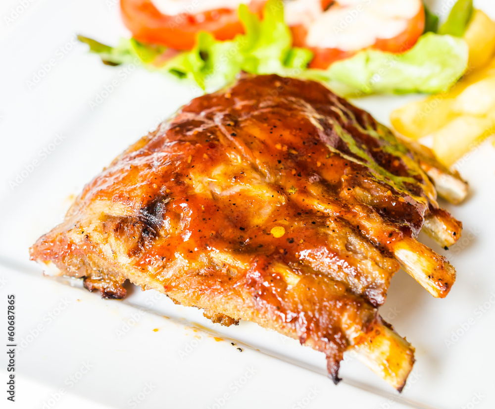 Grilled Ribs meat steak Grilled Ribs meat steak