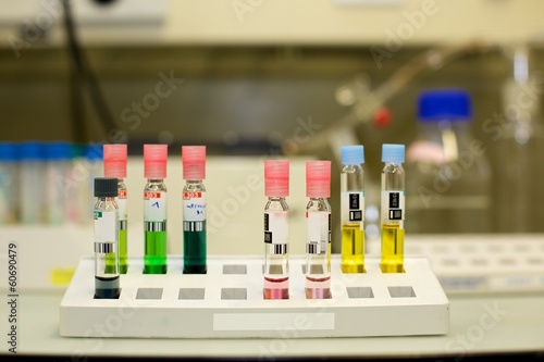 Colorful Tubes in Laboratory