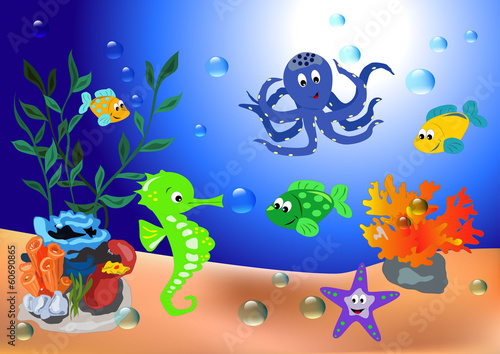Underwater fishes