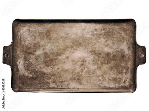 Fotografi old rustic baking sheet