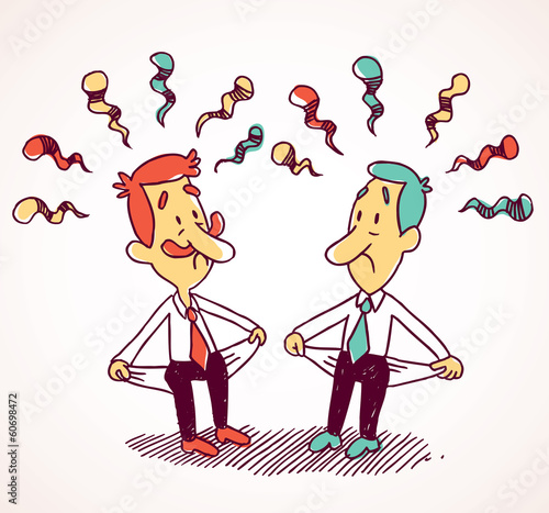 Two penniless businessman