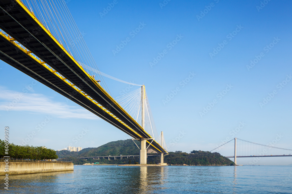 Obraz premium Suspension bridge