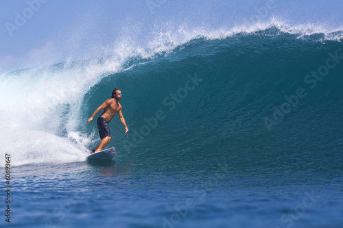 Surfing a wave