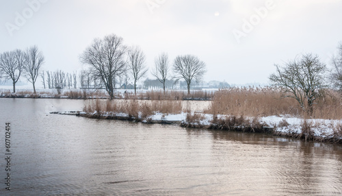 Winter in a Dutch river area © Ruud Morijn