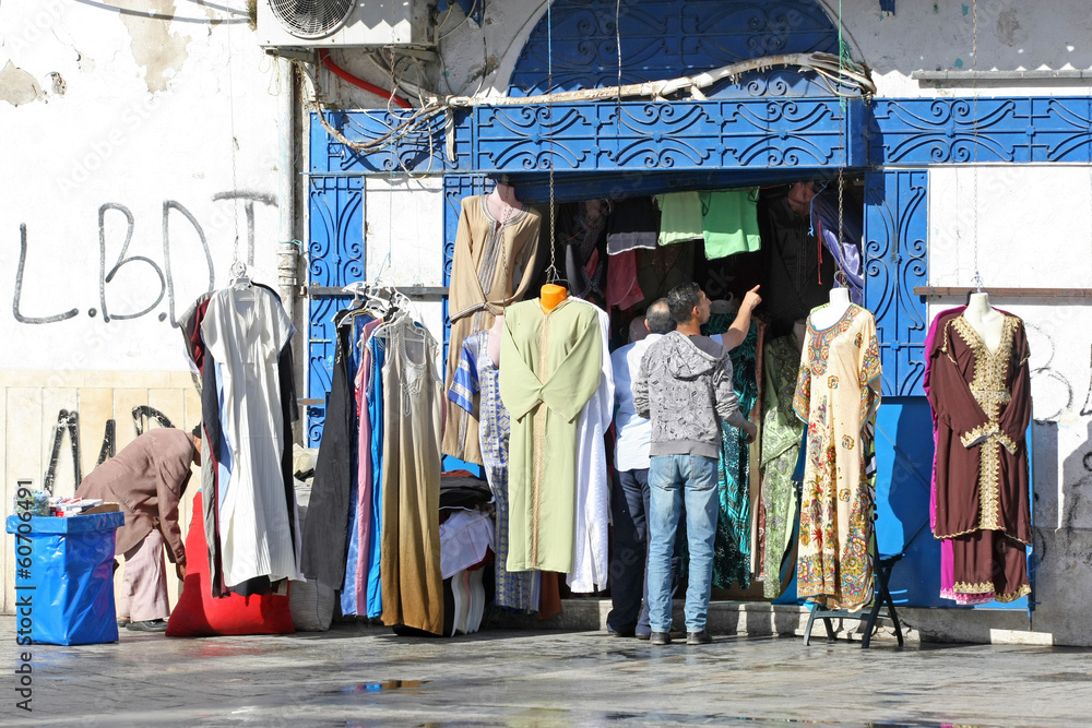 Clothing store in medina