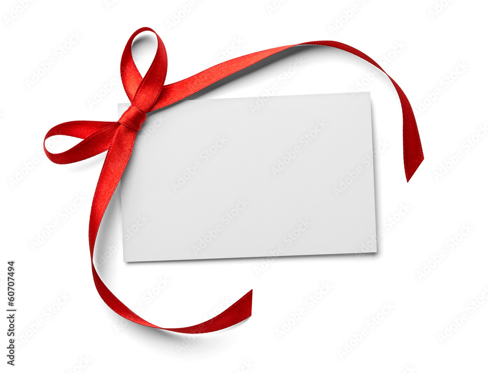 ribbon bow card note chirstmas celebration greeting ribbon bow card note chirstmas celebration greeting