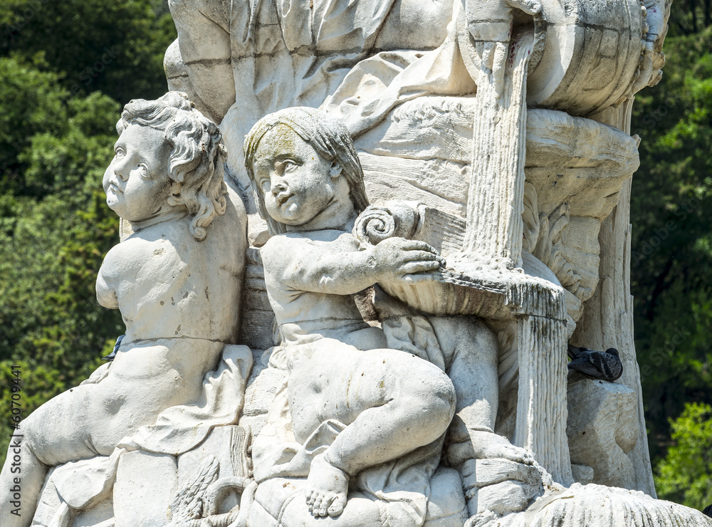 Obraz premium Nimes, park