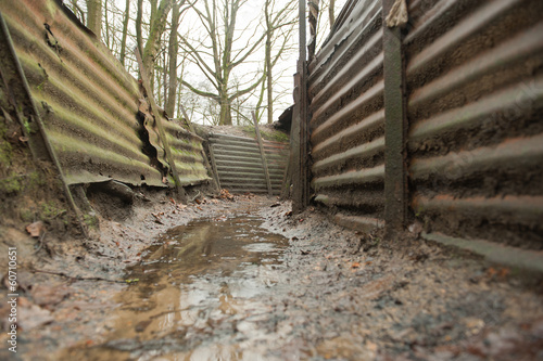 Photography WW1 Trenches, Sanctuary Wood, Ypres, Belgium