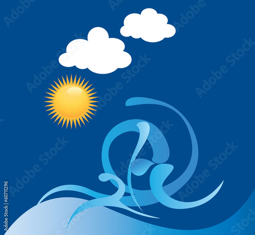 The waves
