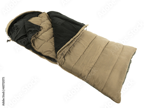 Sleeping bag isolated
