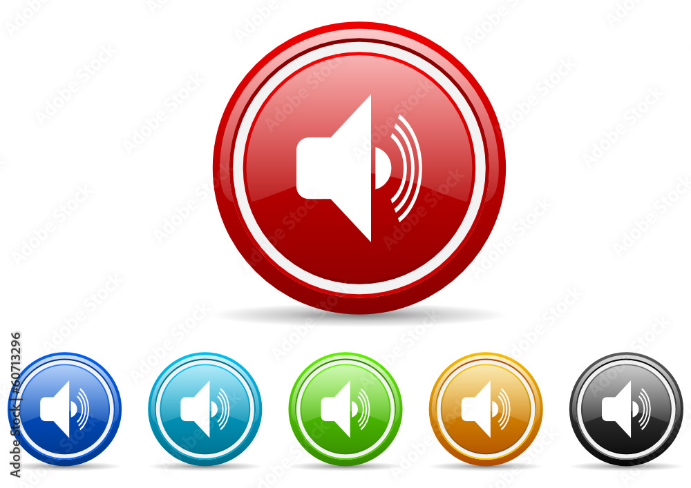 volume icon vector set volume icon vector set