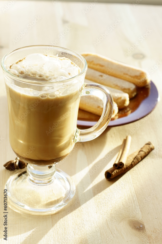 Coffee in glass Coffee in glass