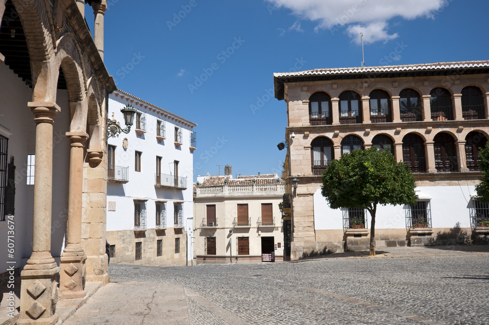 Main Square in Ronda, Malaga, Andalusia, Spain
