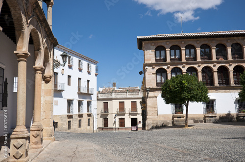Main Square in Ronda, Malaga, Andalusia, Spain