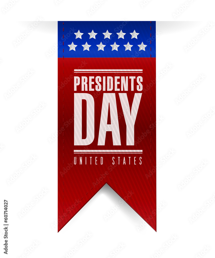 presidents day banner illustration design