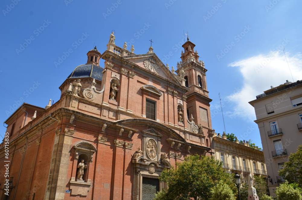 Eglise baroque, Valencia