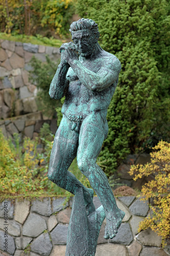 The Man Praying sculpture in Millesgarden, Stockholm