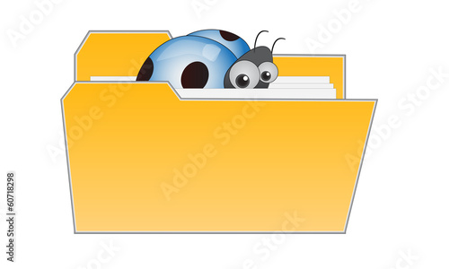 File Icon with a Ladybird