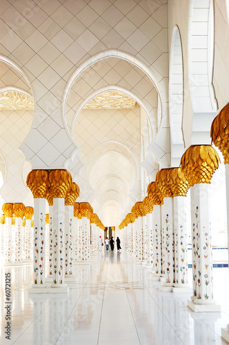 Decoration of Sheikh Zayed Grand Mosque, Abu Dhabi, UAE