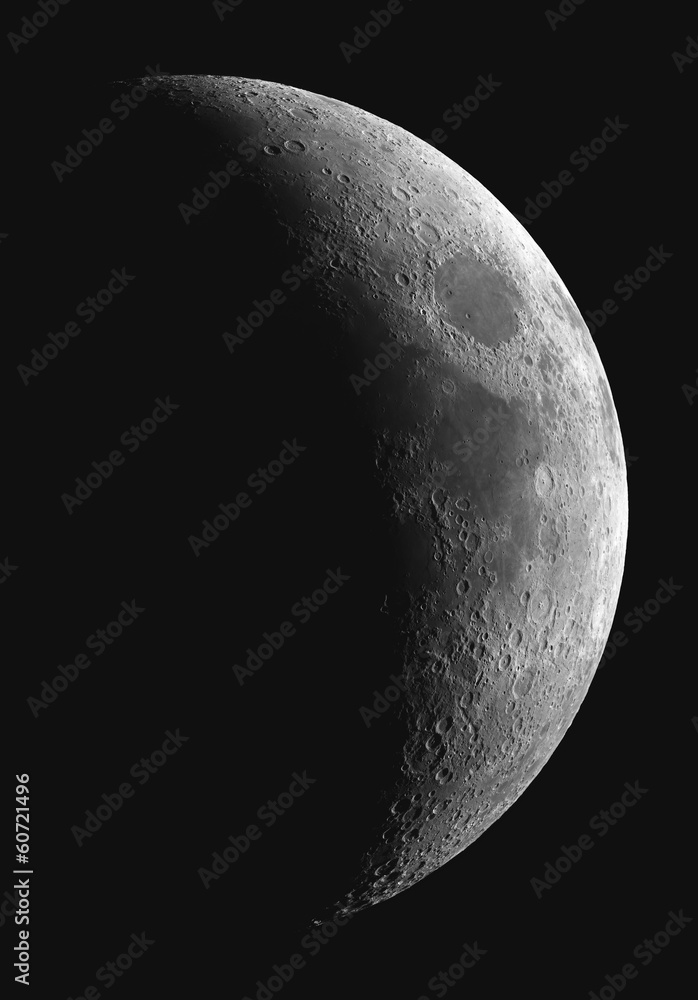 Naklejka premium Księżyc