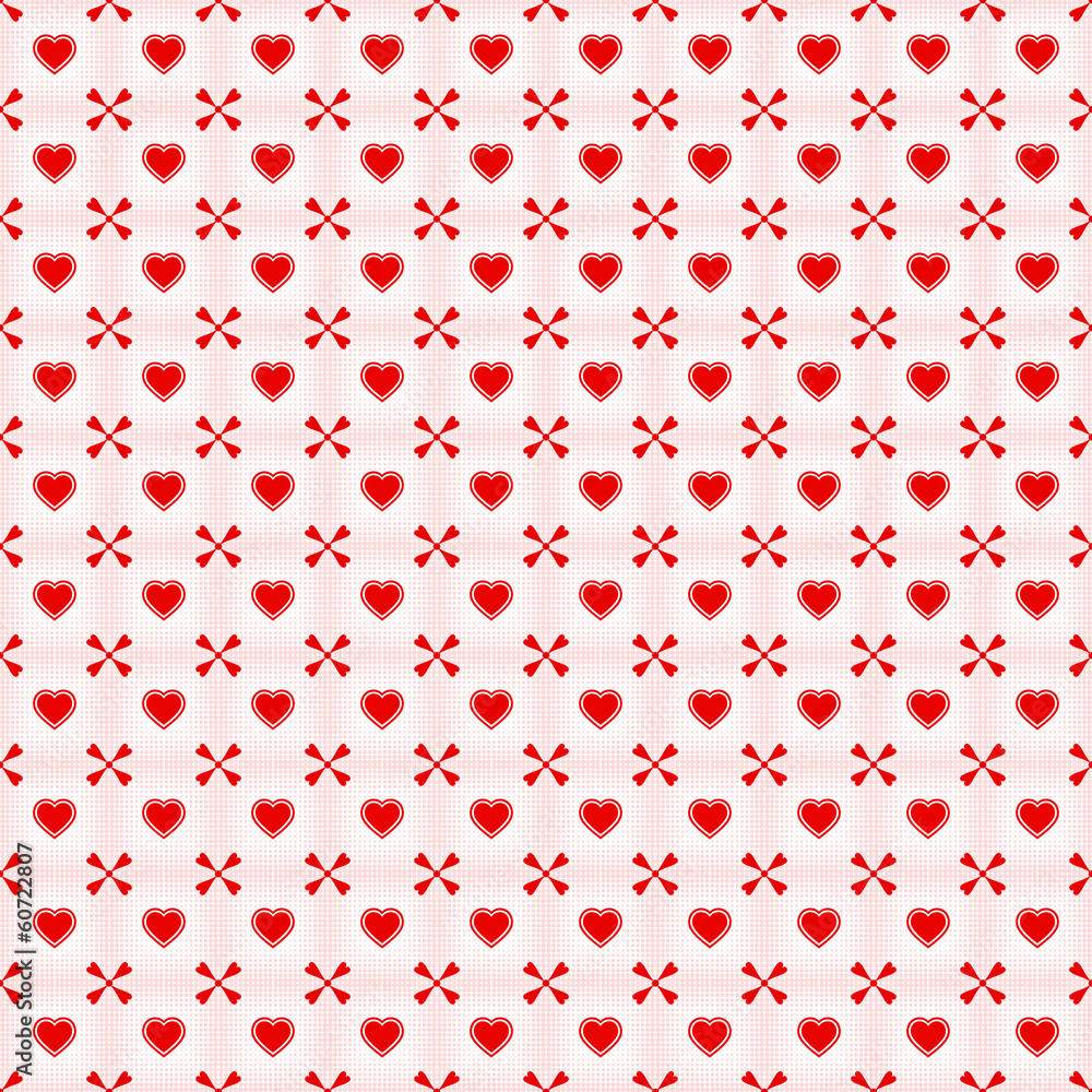 Seamless hearts pattern