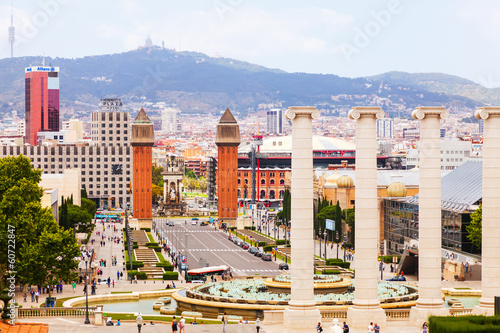 Square of Spain  in Barcelona, Catalonia photo