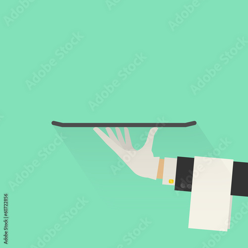Service Concept. Flat Style. Vector Illustration