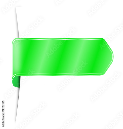 Banner Fahne grün  #140126-svg05