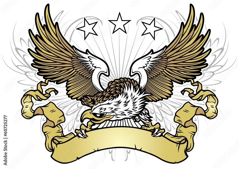 Fototapeta premium eagle illustration