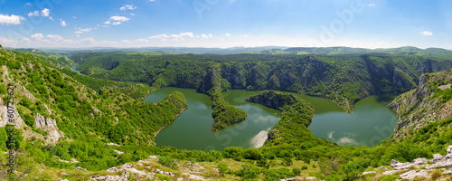 Canyon of Uvac river, Serbia