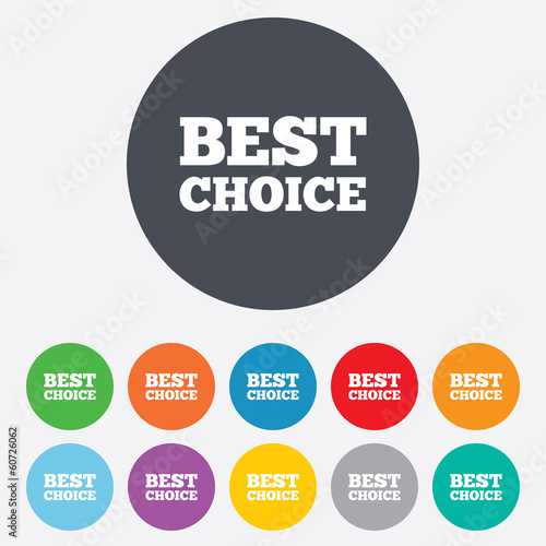 Best choice sign icon. Special offer symbol. © blankstock