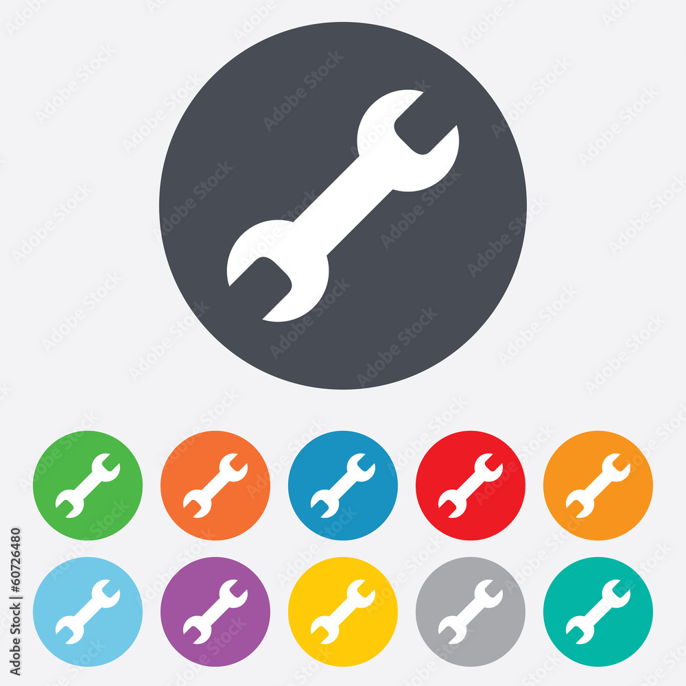 Repair tool sign icon. Service symbol. Repair tool sign icon. Service symbol.