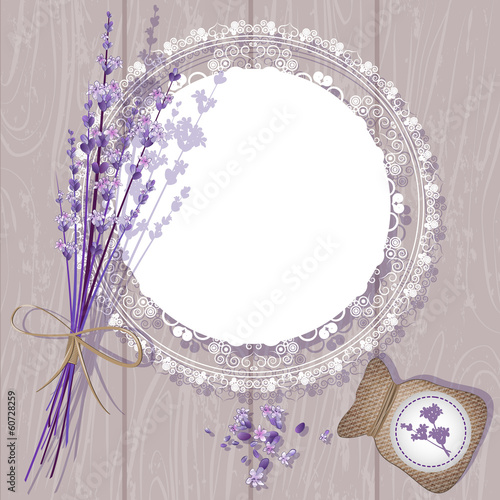 Vector Lavender Background