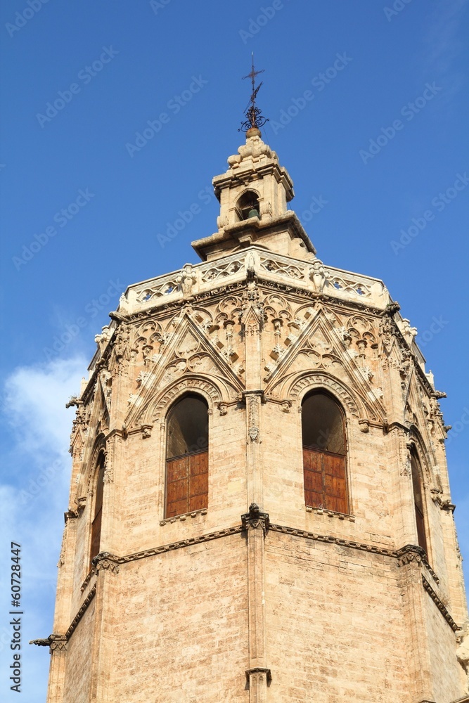 Valencia, Spain - Cathedral tower