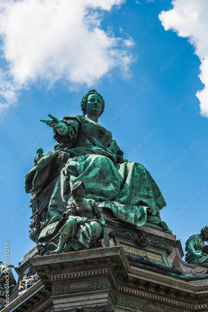 Monument of the famous monarch Maria Theresia of Habsburg(Vienna