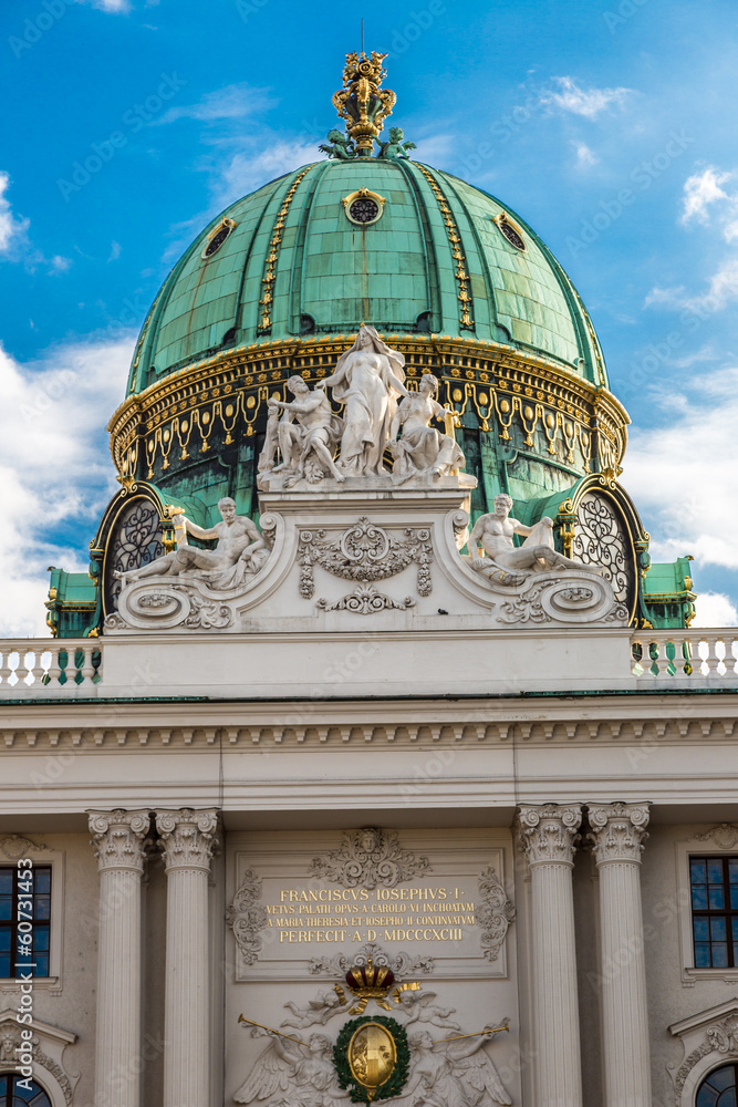 St. Michael's Wing Of Hofburg Imperial Palace. Vienna. Austria.