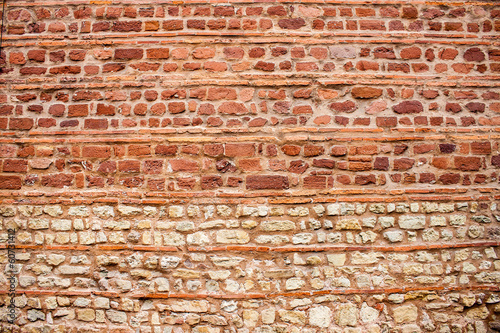 Background of an old brick wall