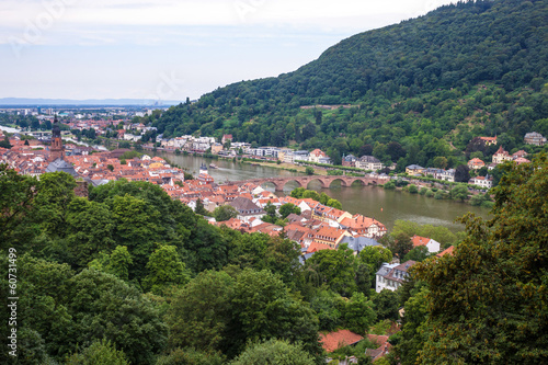 Aerial view of Heidelberg