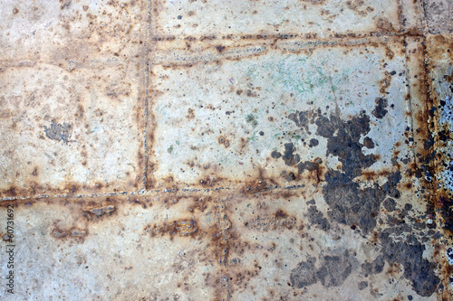 Background of a rust (deck of an old ferry)