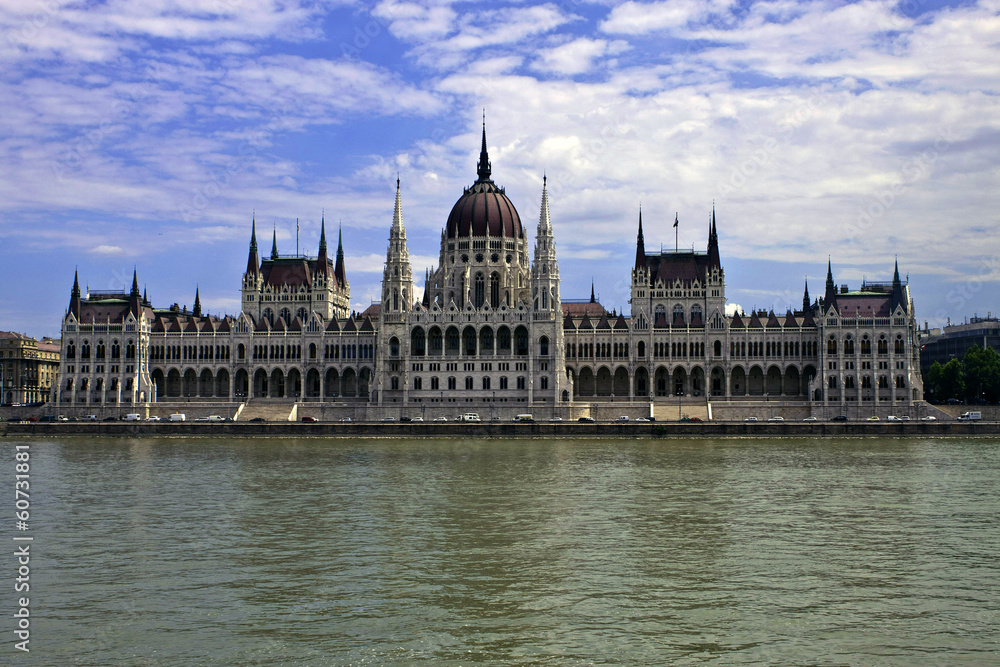 Fototapeta premium Building of Hungarian Parliament, Budapest.