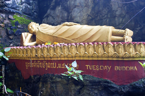 Buddha statue in Luang Prabang, Laos