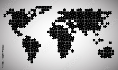 continents put from puzzles
