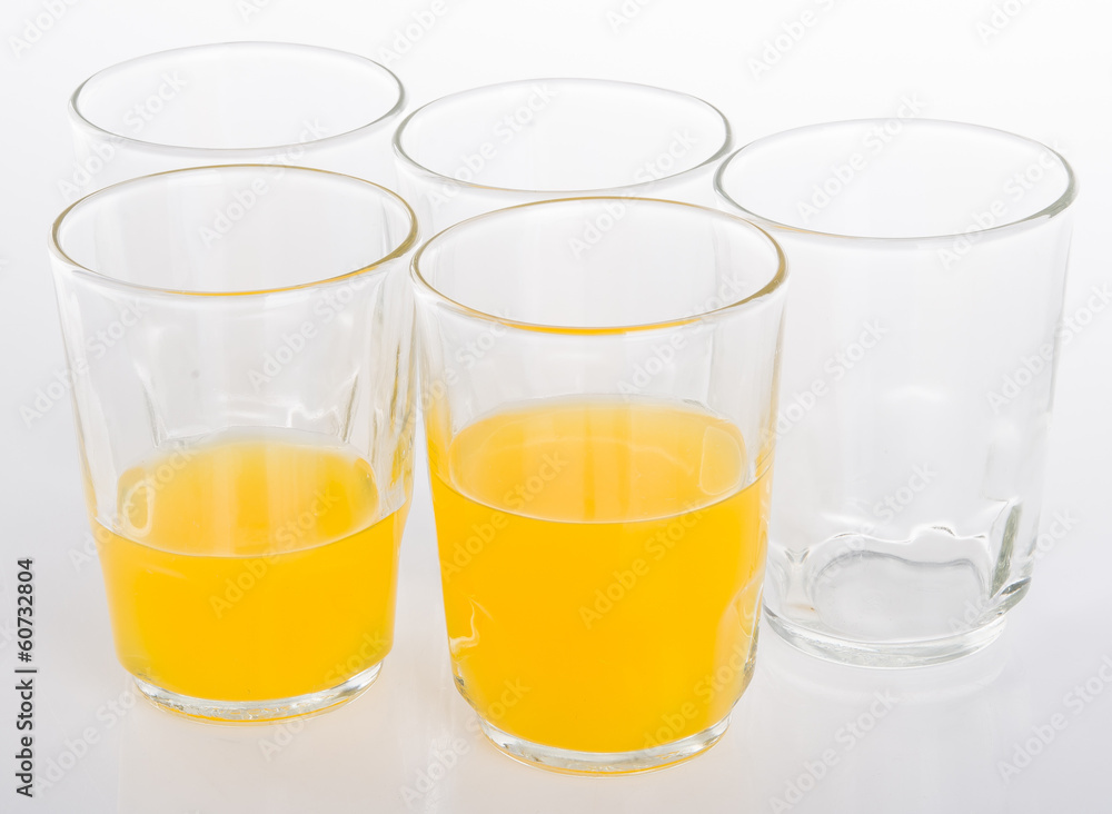 orange juice on a background orange juice on a background