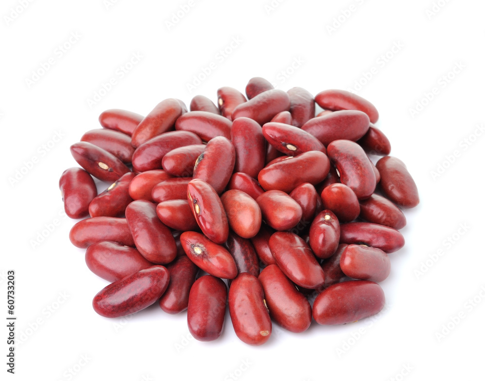 red bean isolated on white background red bean isolated on white background