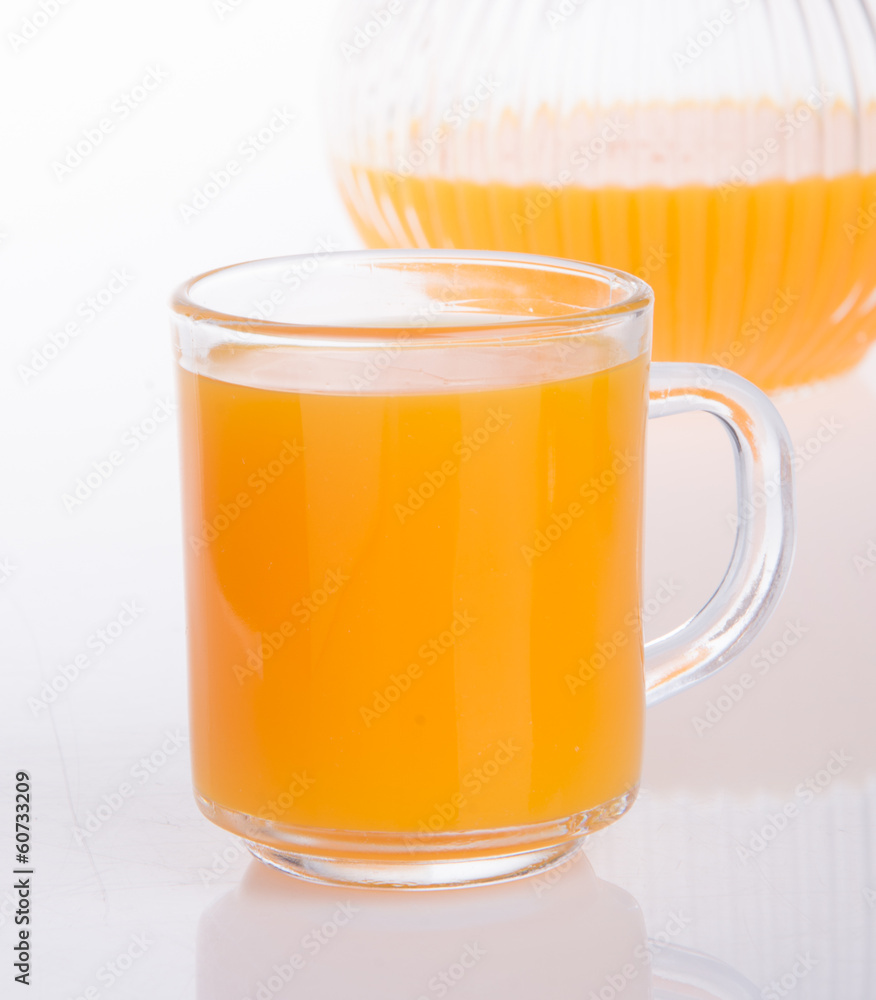 orange juice on a background orange juice on a background