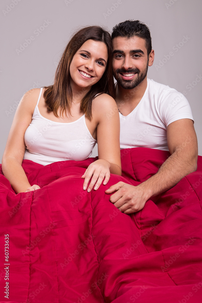 Couple in bed