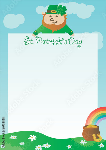 Vector background for St. Patrick's Day