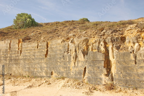 Small limestone quarry  Western Australia