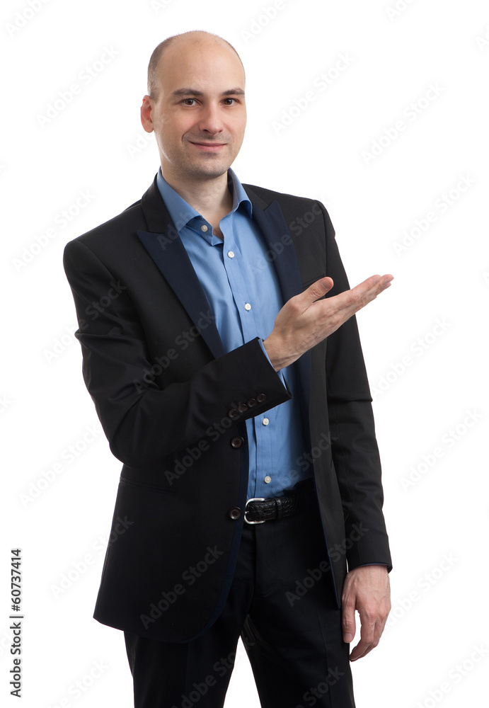 Business man presenting