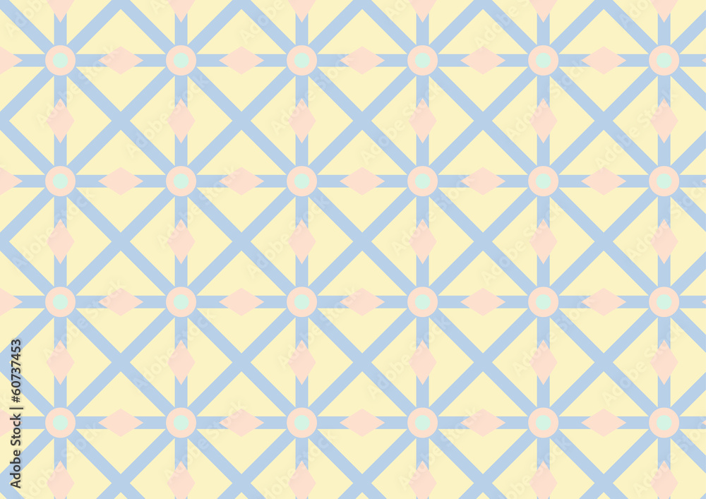 Asterisk, Circle and Triangle Pattern on Pastel Color Asterisk, Circle and Triangle Pattern on Pastel Color